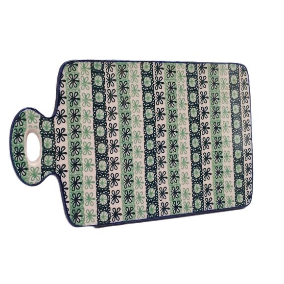 Ceramika Artystyczna Cutting Board #411-1036X Traditional Kitchenware 7x11.25" - Picture 1 of 15